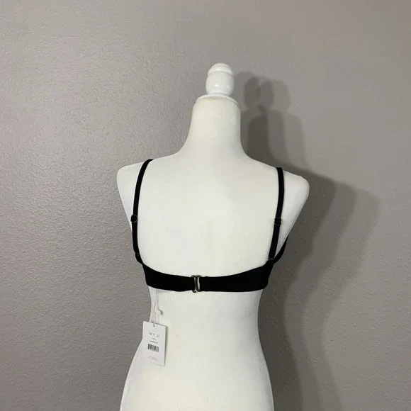 Andie Swim The Bora Bora Women's Black Bikini Halter Top Size XL Adjustable NWT‎ - Picture 12 of 12